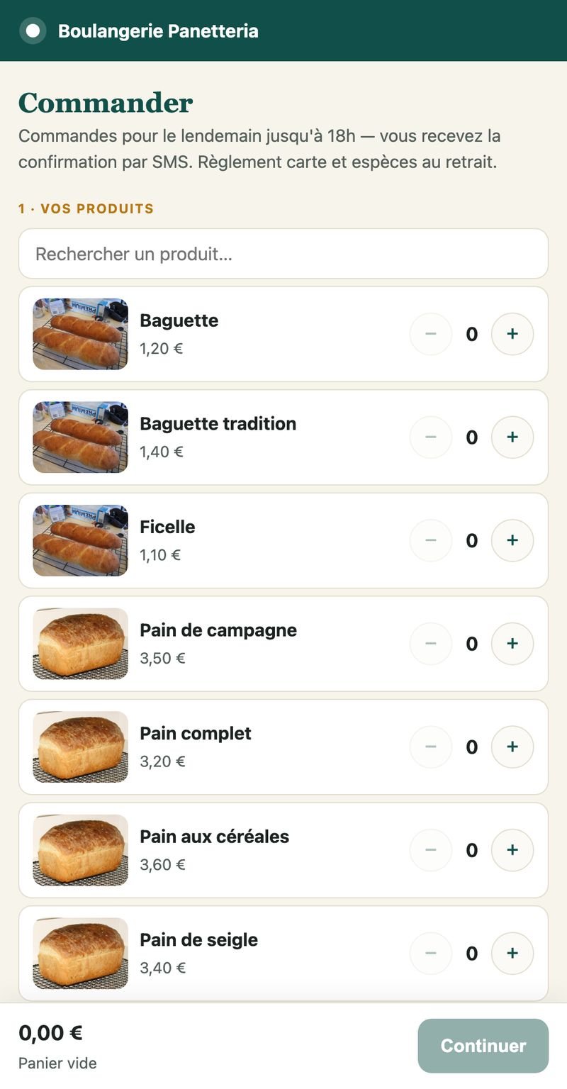 La commande en ligne — Rispondu Boulangerie-pâtisserie